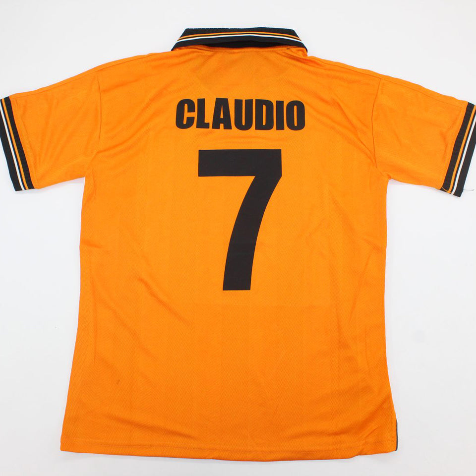 jersey 1999/2000 valencia visitante manga corta versión fan retro