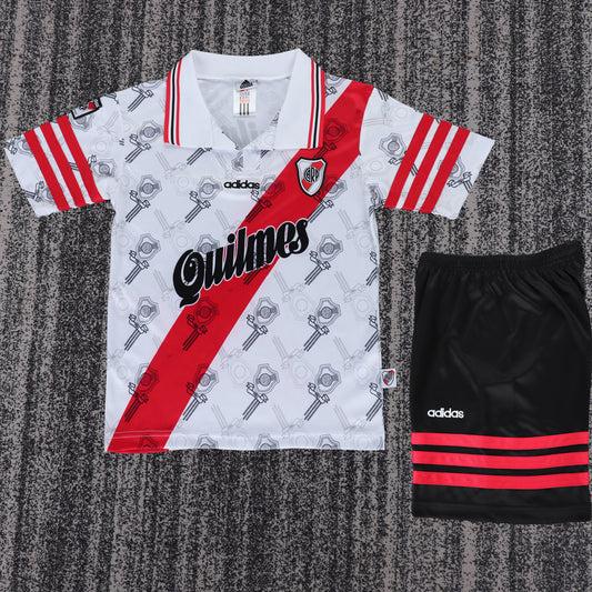 Jersey 1996/1997 River Plate Local Manga corta Niño Retro