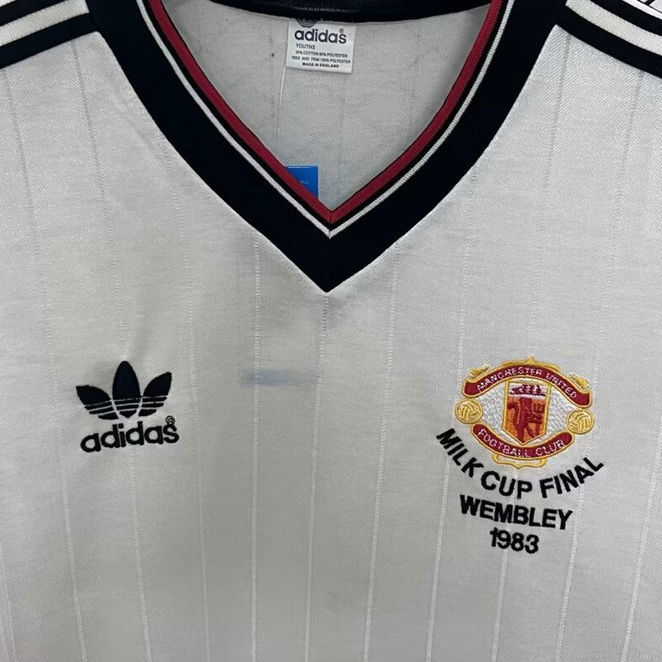 Jersey 1983 Manchester United Especial Manga larga Versión Fan Retro