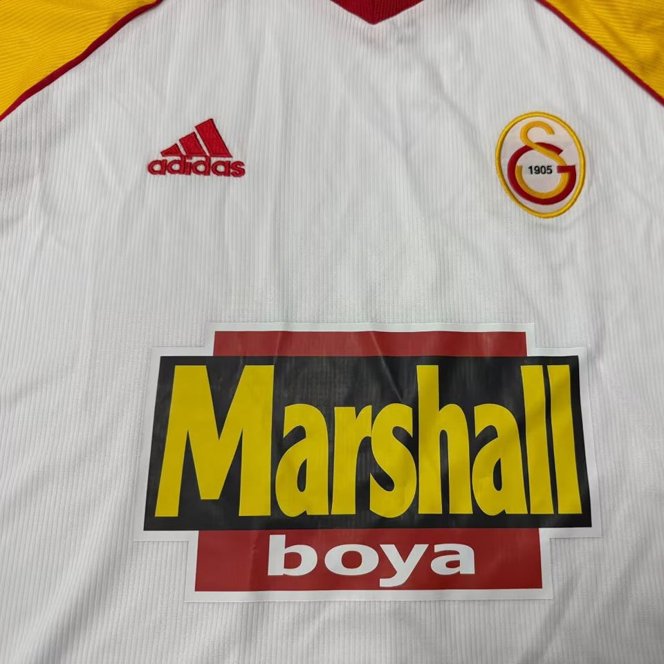 jersey 1999/2000 galatasaray visitante manga larga versión fan retro