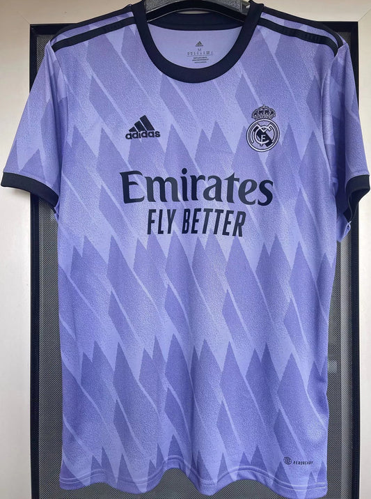 Jersey 2022/23 Real Madrid Visitante Manga corta Versión Fan