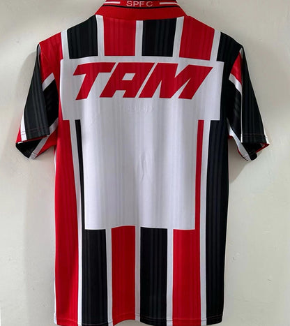 Jersey 1996 Sao Paulo Visitante Manga corta Versión Fan Retro