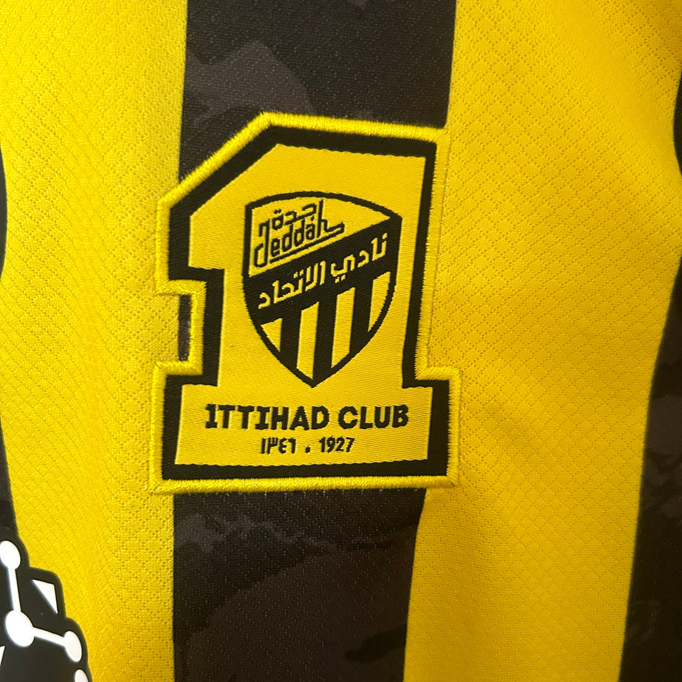 Jersey 2025/26 Al Ittihad Local Manga corta Versión Fan