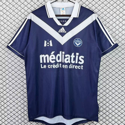 Jersey 1999/2000 FC Girondins de Bordeaux Local Manga corta Versión Fan Retro
