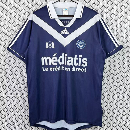 Jersey 1999/2000 FC Girondins de Bordeaux Local Manga corta Versión Fan Retro