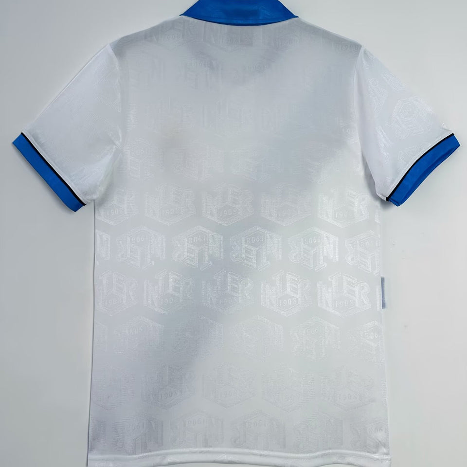 jersey 1994/95 inter milan visitante manga corta versión fan retro