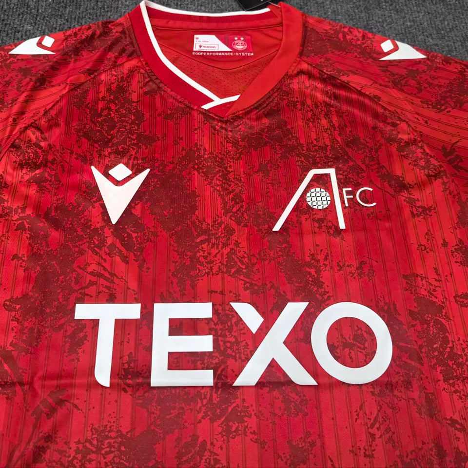 jersey 2026/27 aberdeen local manga corta versión fan