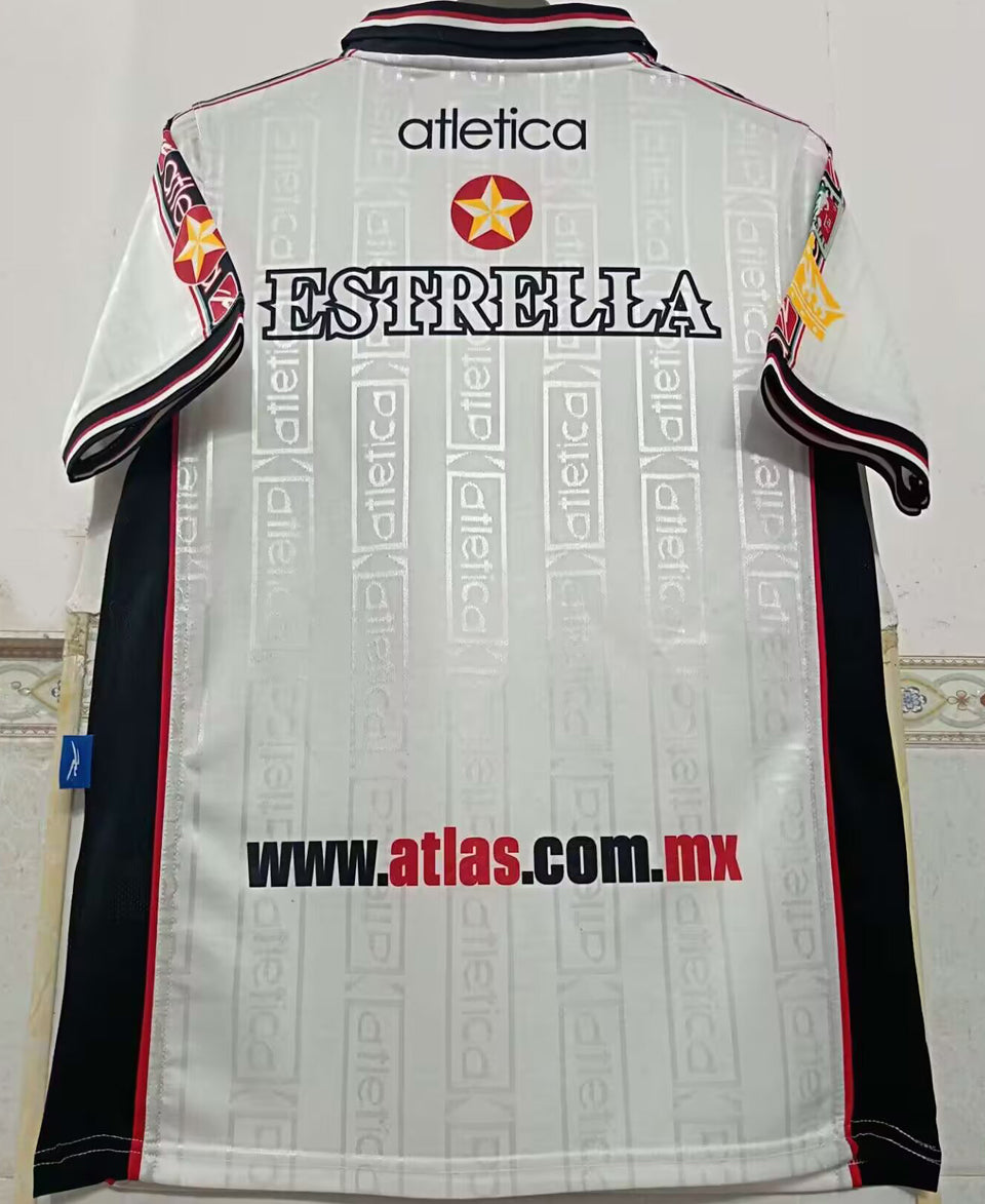 jersey 1999/2000 atlas visitante manga corta versión fan retro