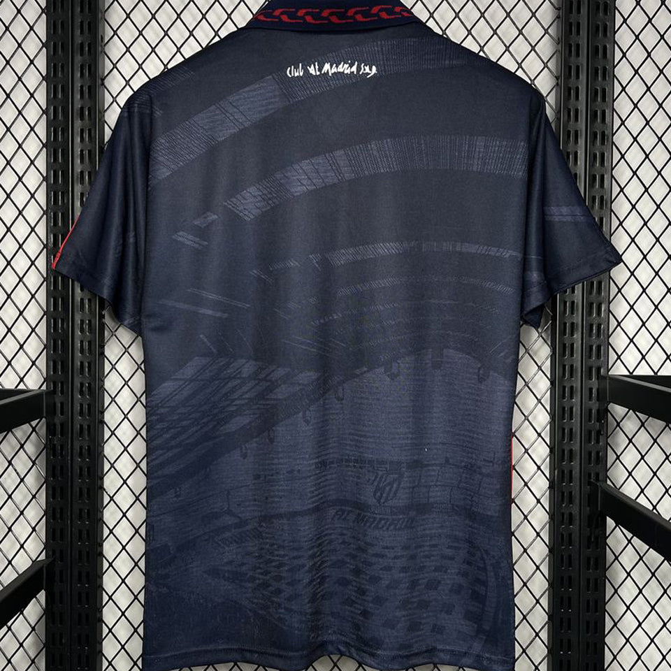 jersey 1996/97 atletico de madrid visitante manga corta versión fan retro