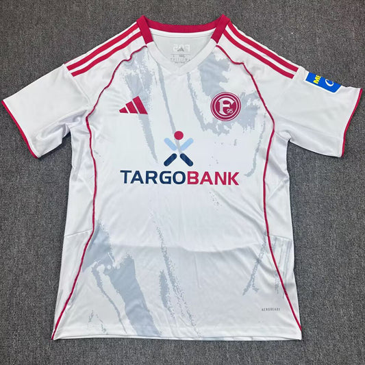 Jersey 2025/26 Fortuna Dusseldorf Visitante Manga corta Versión Fan
