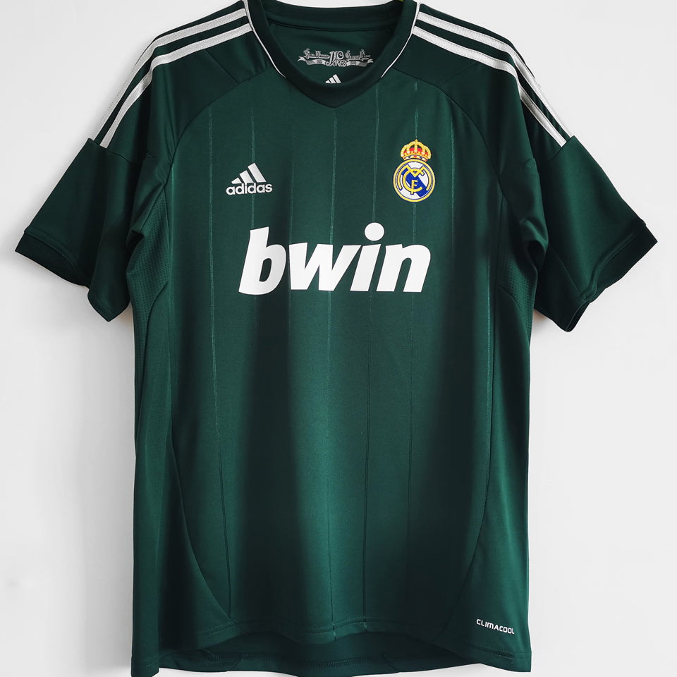 jersey 2012/13 real madrid tercero manga corta versión fan retro