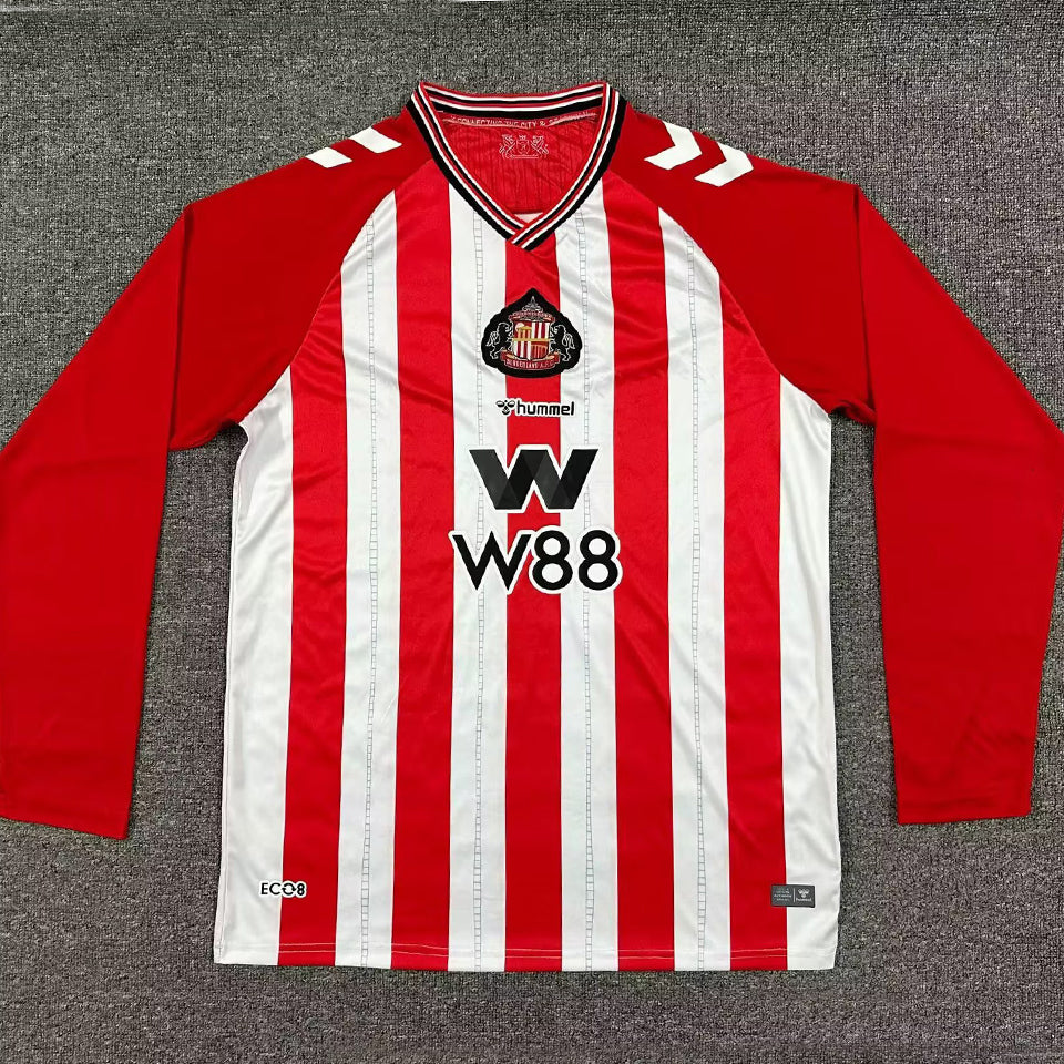 jersey 2025/26 sunderland local manga larga versión fan