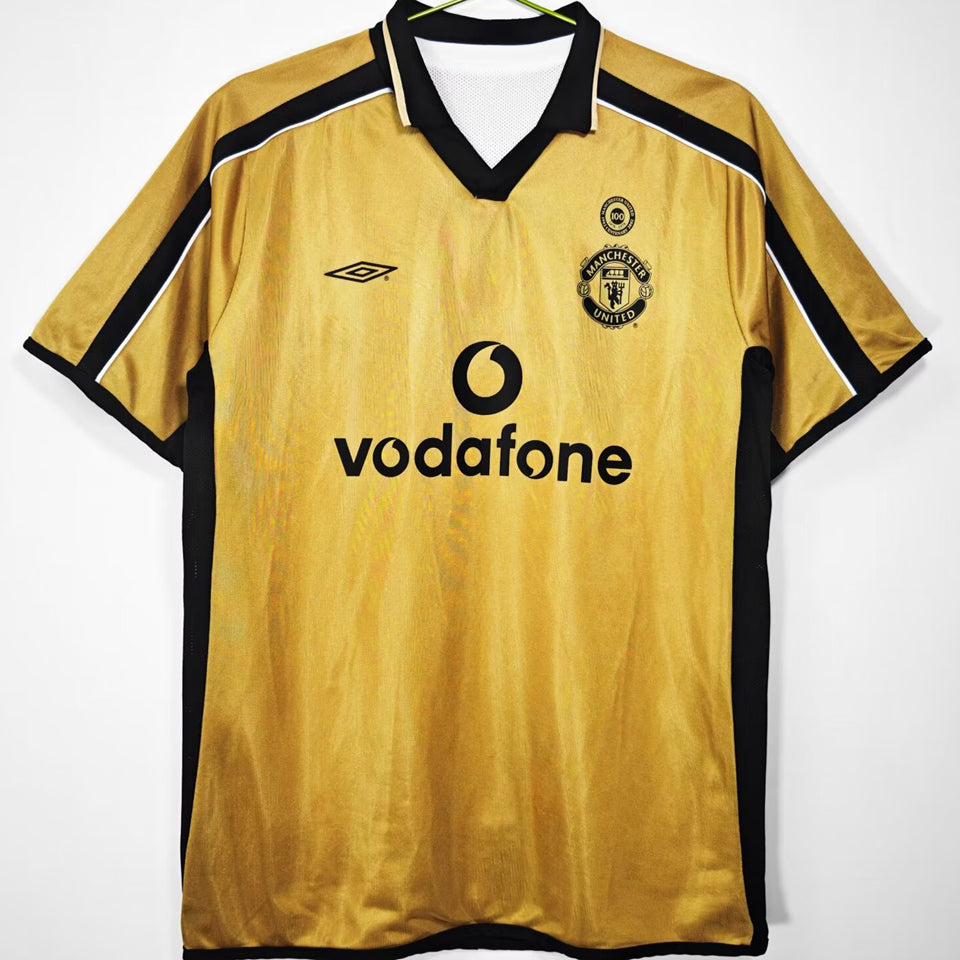 jersey 2001/02 manchester united especial manga corta versión fan retro