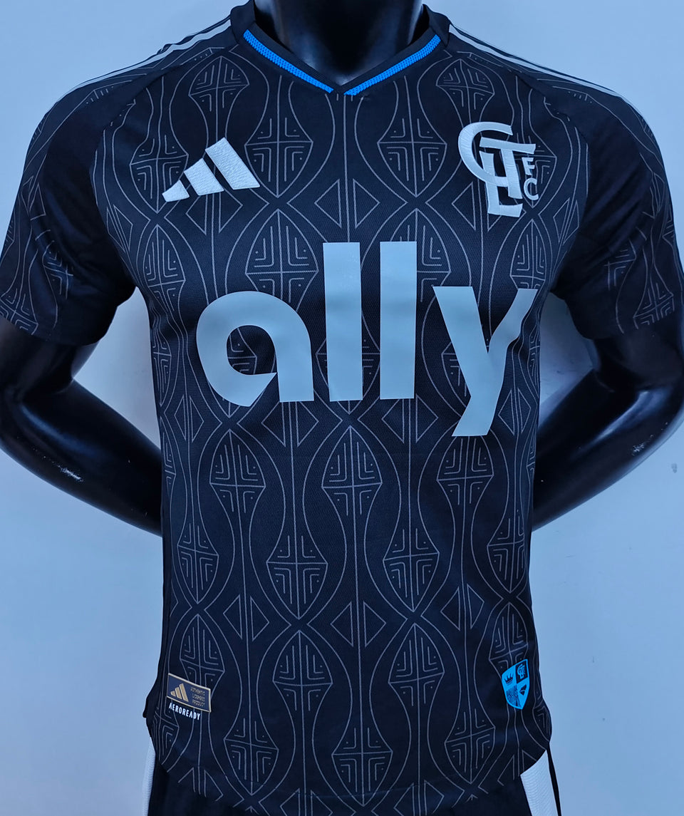 Jersey 2025/26 Charlotte Visitante Manga corta Versión Jugador